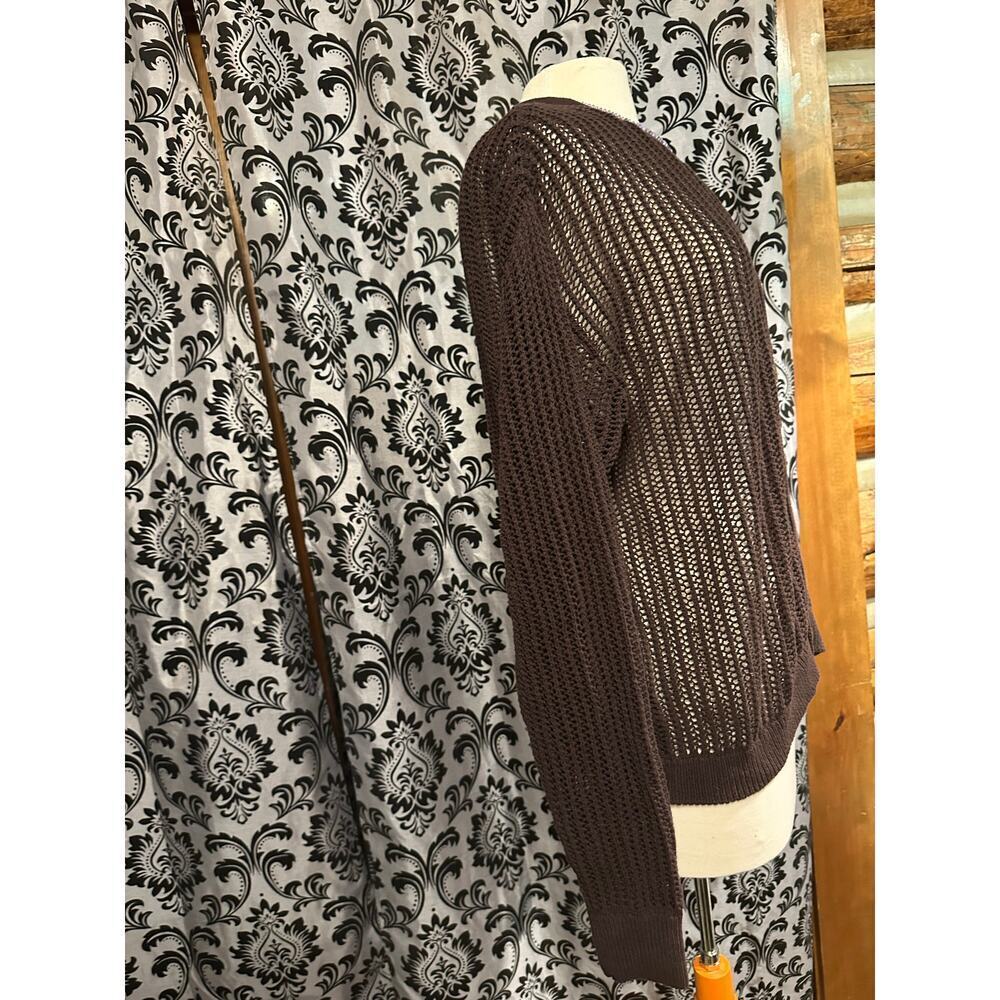 Brown BDG Urban Outfitters Knit Button Up Sweater Cardigan - Picture 4 of 7